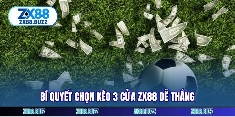 Bí quyết chọn kèo 3 cửa ZX88 dễ thắng